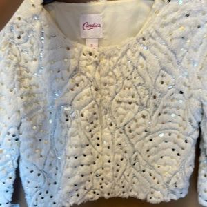Candies 3/4 sleeve fur jacket
